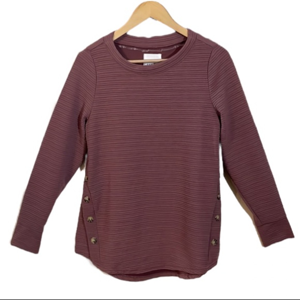 New York Laundry Dusty Rose Long Sleeved Top Size Small